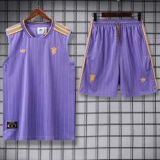 2026/27 Man Utd Purple Training Shorts Suit