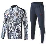 2026 England White Half Pull Tracksuit