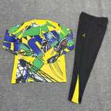 2026 Brazil Kids Half Pull Tracksuit
