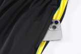 2026 Brazil White Kids Half Pull Tracksuit