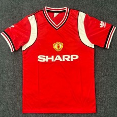 1985/86 Man Utd Home Retro Soccer jersey