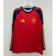 2026 Spain Home Red Fans Long Sleeve Soccer jersey