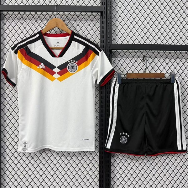 2026 Germany Home White Fans Kids Soccer jersey