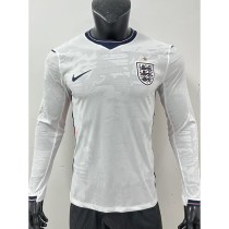 [PLAYER] 2026 England Home White Player Long Sleeve Soccer jersey