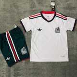 2026 Mexico Away White Fans Kids Soccer jersey
