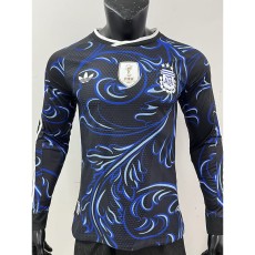 [PLAYER] 2026 Argentina Away Player Long Sleeve Soccer jersey