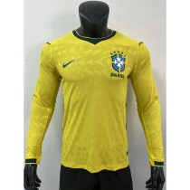 [PLAYER] 2026 Brazil Home Player Long Sleeve Soccer jersey