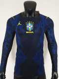 [PLAYER] 2026 Brazil Away Player Long Sleeve Soccer jersey