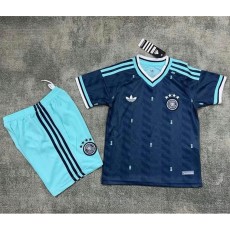 2026 Germany Away Dark Blue Fans Kids Soccer jersey