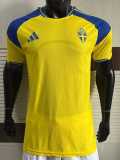 [PLAYER] 2026 Sweden Home Yellow Player Soccer jersey