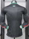 [PLAYER] 2026 Mexico 3RD Black Player Long Sleeve Soccer jersey