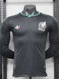 [PLAYER] 2026 Mexico 3RD Black Player Long Sleeve Soccer jersey