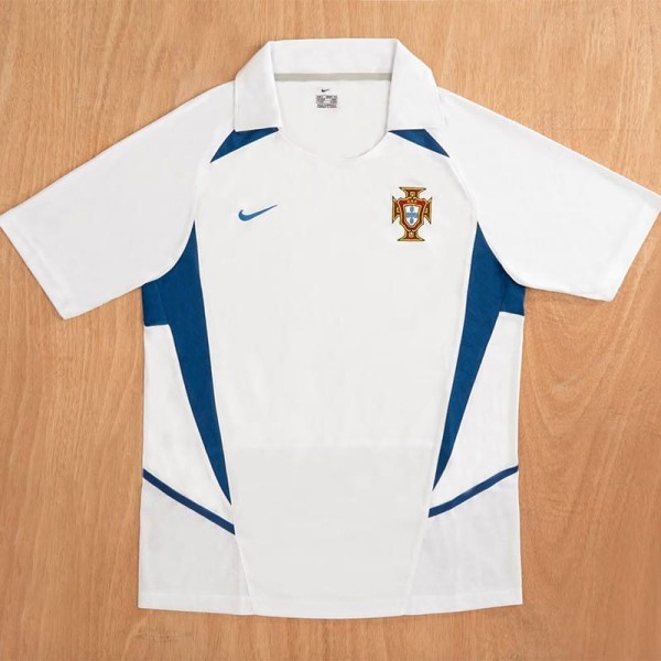 2002 Portugal Away Retro Soccer jersey