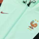 2026 France Light Green Windbreaker