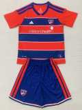 2026/27 FC Dallas Home Fans Kids Soccer jersey
