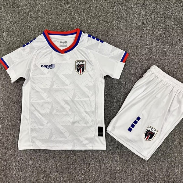 2026 Cape Verde Away Fans Kids Soccer jersey