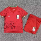 2026 Iran Away Fans Kids Soccer jersey