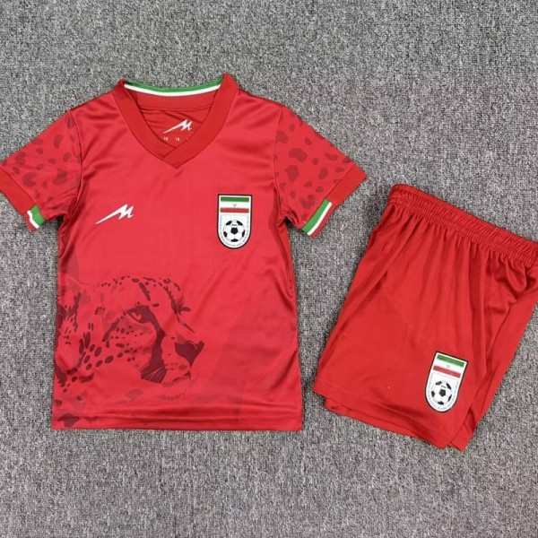 2026 Iran Away Fans Kids Soccer jersey