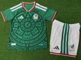 [PLAYER] 2026 Mexico Home Green Player Kids Soccer jersey