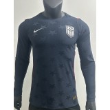 [PLAYER] 2026 USA Away Player Long Sleeve Soccer jersey