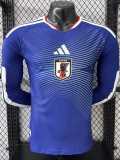 [PLAYER] 2026 Japan Home Blue Player Long Sleeve Soccer jersey