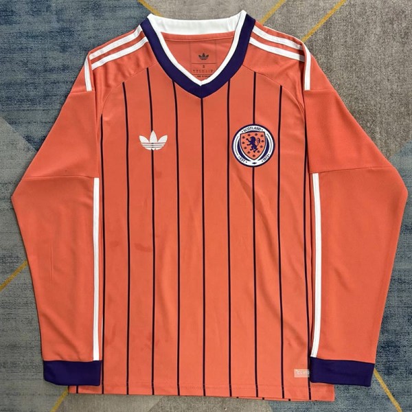 2026 Scotland Away Fans Long Sleeve Soccer jersey