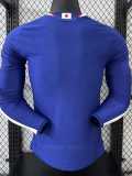 [PLAYER] 2026 Japan Home Blue Player Long Sleeve Soccer jersey