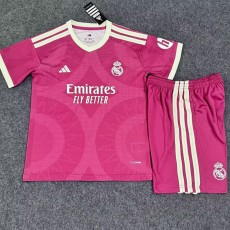 2026/27 R MAD 3RD Pink Fans Kids Soccer jersey