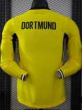 [PLAYER] 2026/27 Dortmund Home Player Long Sleeve Soccer jersey