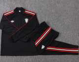 2026/27 Man Utd Black Half Pull Tracksuit