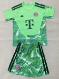 2026/27 Bayern GKG Green Fans Kids Soccer jersey
