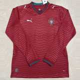 2026 Portugal Home Crimson Fans Long Sleeve Soccer jersey