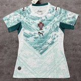 2026 Portugal Away Aqua Fans Women Soccer jersey