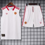 2026/27 Man Utd White Training Shorts Suit