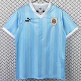 1990 Uruguay Home Retro Soccer jersey