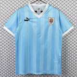 1990 Uruguay Home Retro Soccer jersey