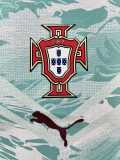 [PLAYER] 2026 Portugal Away Aqua Player Long Sleeve Soccer jersey