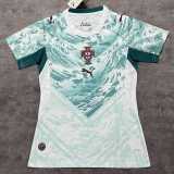 2026 Portugal Away Aqua Fans Women Soccer jersey