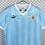 1990 Uruguay Home Retro Soccer jersey