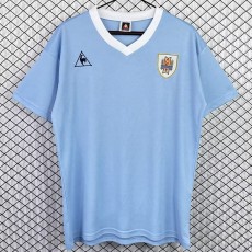 1986 Uruguay Home Retro Soccer jersey