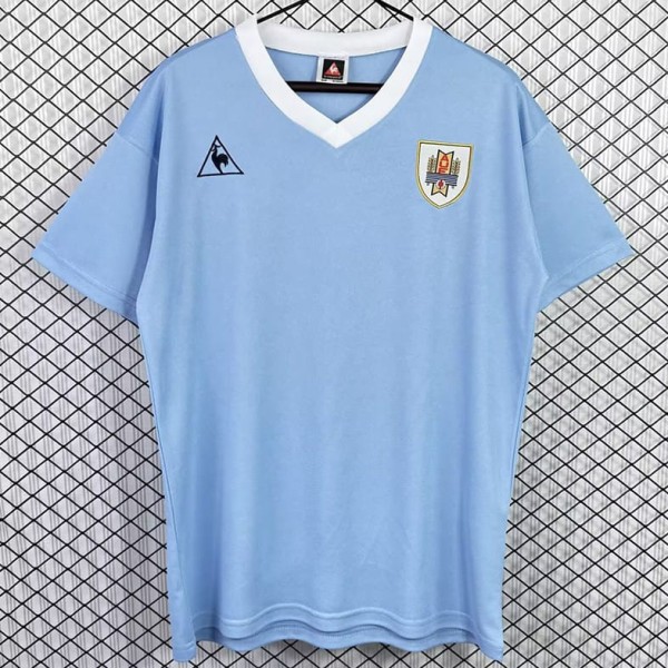 1986 Uruguay Home Retro Soccer jersey