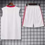2026/27 Man Utd White Training Shorts Suit