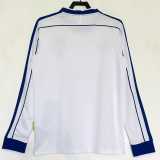1998 Brazil Special Edition White Retro Long Sleeve Soccer jersey