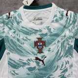 2026 Portugal Away Aqua Fans Women Soccer jersey