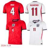 2026 England Away Fans Long Sleeve Soccer jersey