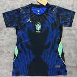 2026 Brazil Away Dark Blue Fans Women Soccer jersey