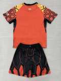 2026/27 Man City GKO Orange Fans Kids Soccer jersey