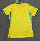 2026 Brazil Home Yellow Fans Women Soccer jersey