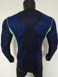 [PLAYER] 2026 Brazil Away Player Long Sleeve Soccer jersey