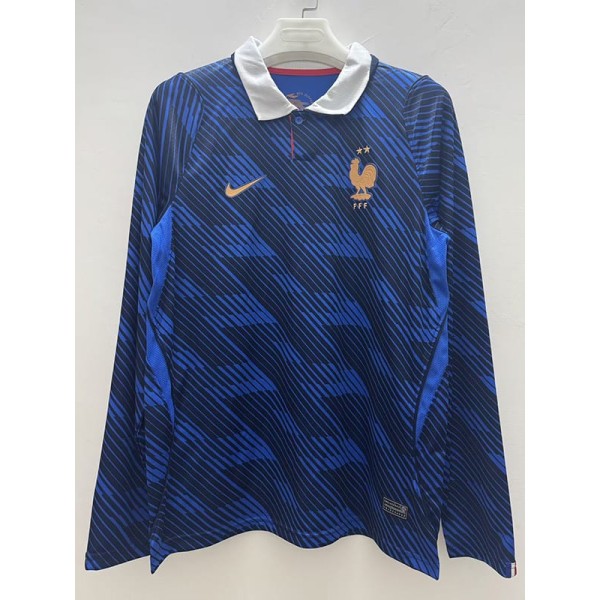 2026 France Home Fans Long Sleeve Soccer jersey